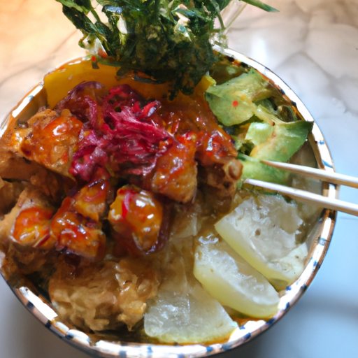 Crispy Chicken Poke Bowl