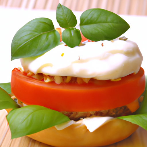 Tomaten-Mozzarella-Burger