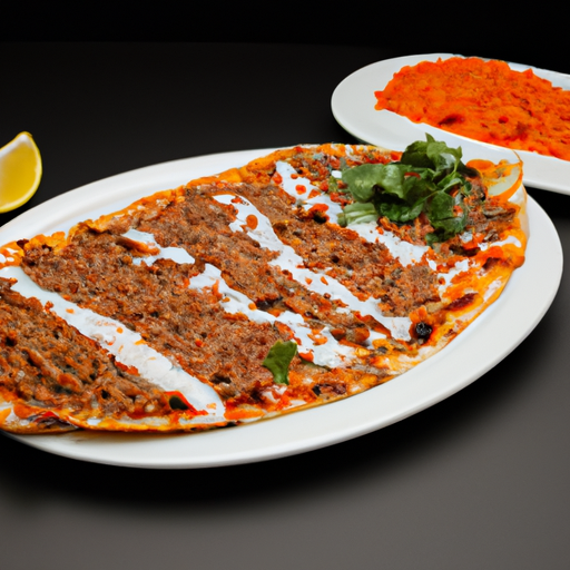 Lahmacun Teller mit Döner