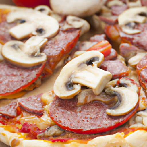 Pizza Salami-Champignon Rezept