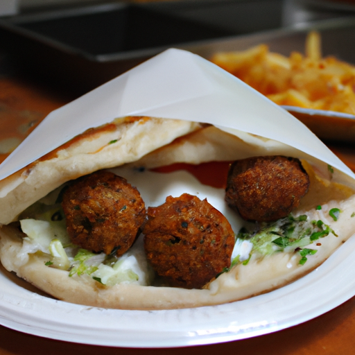 Döner Teller mit Falafel