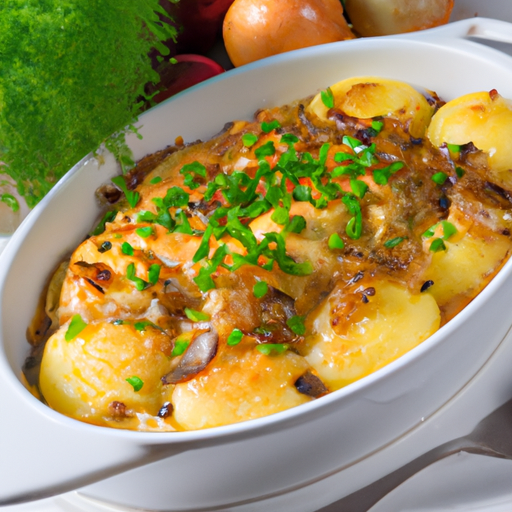 Kartoffelauflauf mit Hähnchenbrust