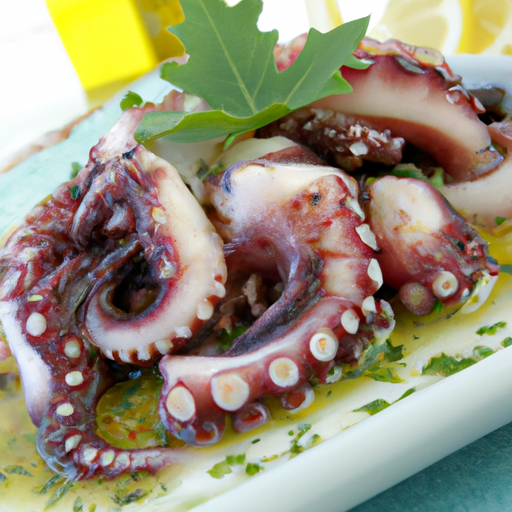 Octopus Carpaccio Rezept