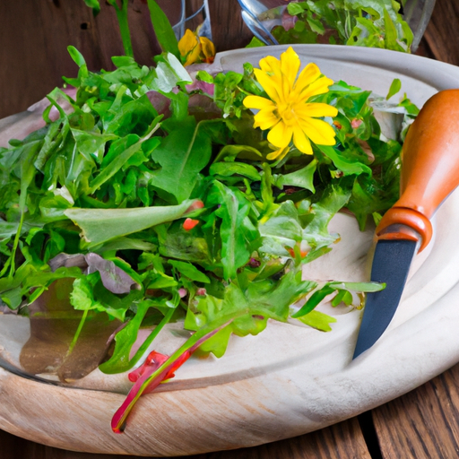 Frischer Wildkräutersalat Rezept