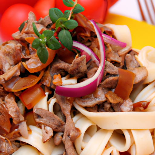 Bandnudeln Gyros Rezept