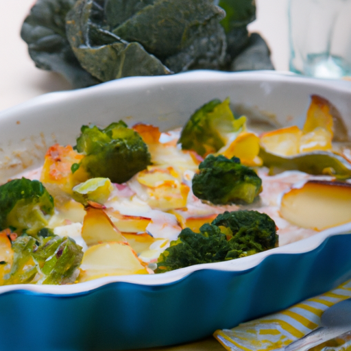 Kartoffel-Blumenkohl-Broccoliauflauf Rezept