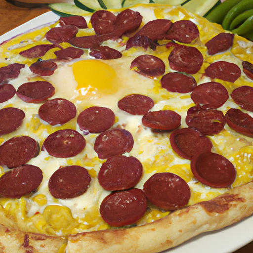 Pizza Sucuk Hollandaise