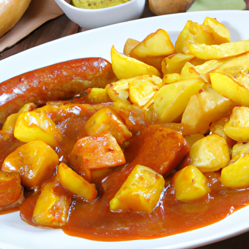 Currywurst mit Bratkartoffeln Rezept