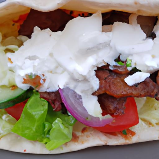 Vegetarischer Döner mit Schafskäse Rezept