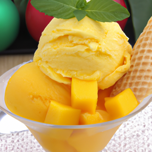 Indisches Mango-Eis