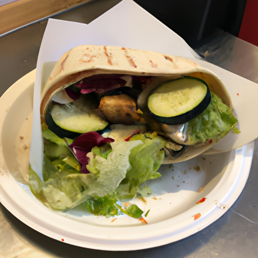 Vegetarischer Döner mit Grillkäse Rezept