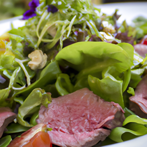 Rumpsteak Salat Rezept