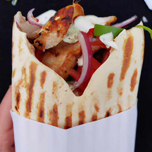 Halloumi Döner mit Fleisch