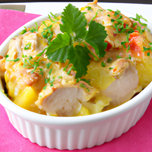 Hähnchen-Auflauf Hawaii