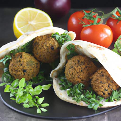 Fladenbrot Falafel