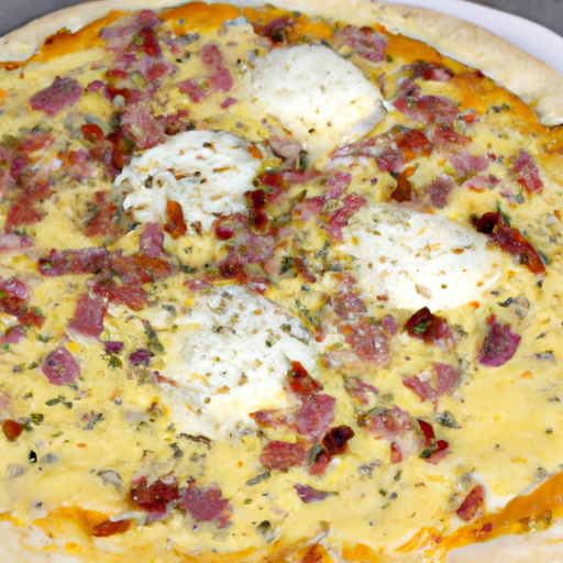 Sahne-Pizza Carbonara