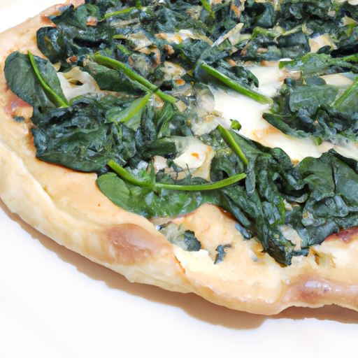 Pizza con Spinaci