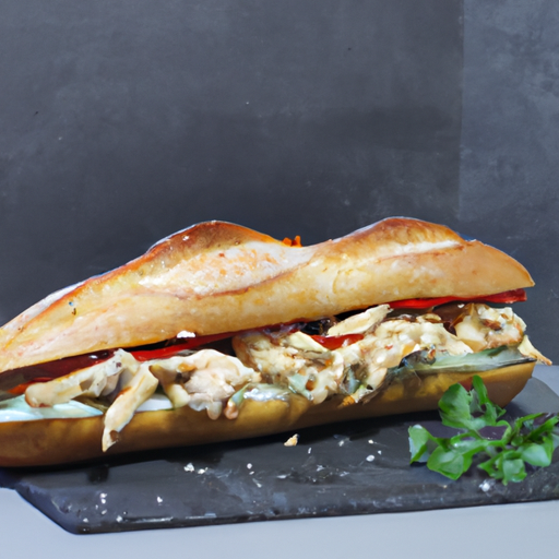 Baguette mit Hähnchenschnitzel Rezept
