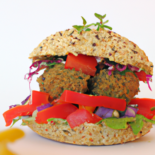 Falafel Gemüseburger Rezept