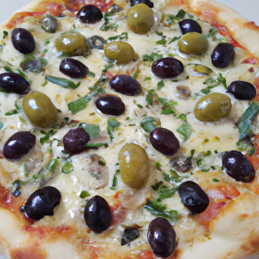 Pizza mit Oliven Rezept