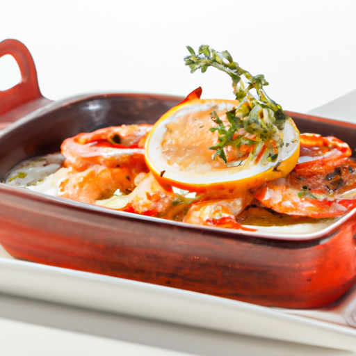 Shrimps Saganaki