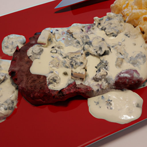 Rindersteak mit Gorgonzola