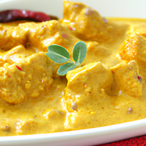 Knuspriges Hühnerfleisch mit Currysauce Rezept