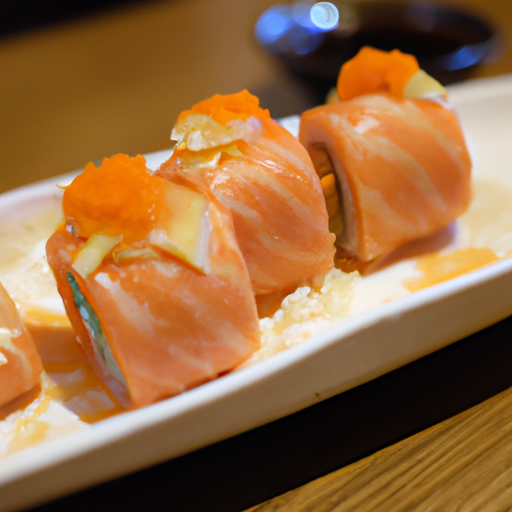 Salmon Topping Roll