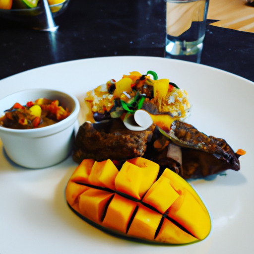 Lamm Mango Mittagsmenü Rezept