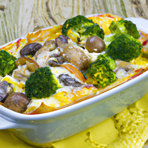 Kartoffel-Champignons-Broccoli-Auflauf Rezept