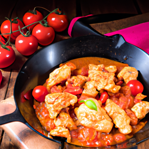 Hähnchensteak-Tomaten Pfanne Rezept