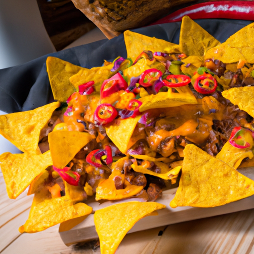 Nachos mit Hackfleisch
