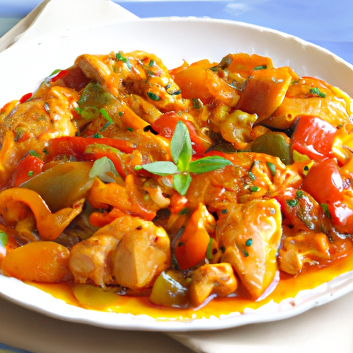 Pollo alla Peperonata