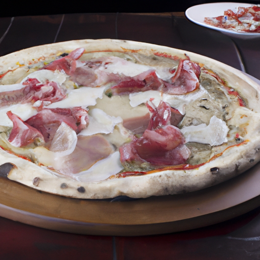 Pizza Pancetta Bianca Rezept