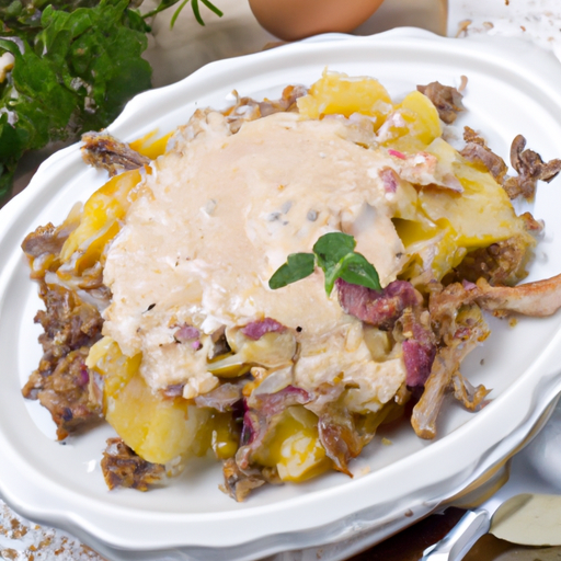 Gyros-Hollandaise-Auflauf Rezept