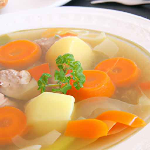 Fleischklößchen Suppe