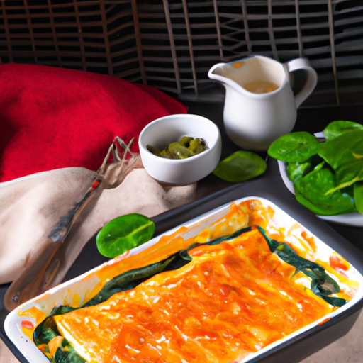 Lasagne mit Spinat und Lachs Rezept