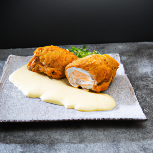 Hähnchen Cordon Bleu mit Rahmsauce Rezept
