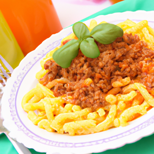 Kinder-Pasta Bolognese