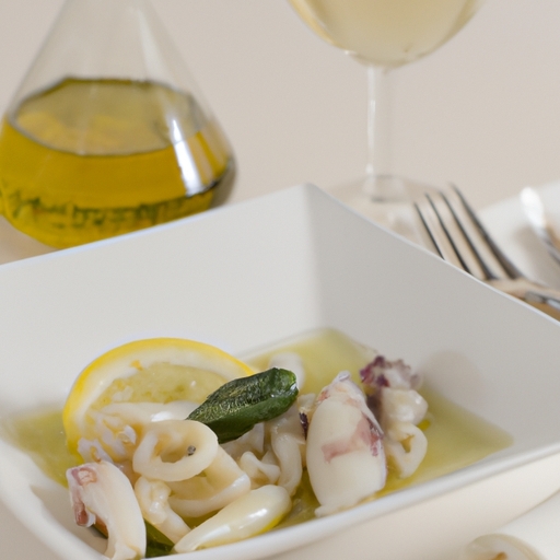 Calamari Vino Bianco