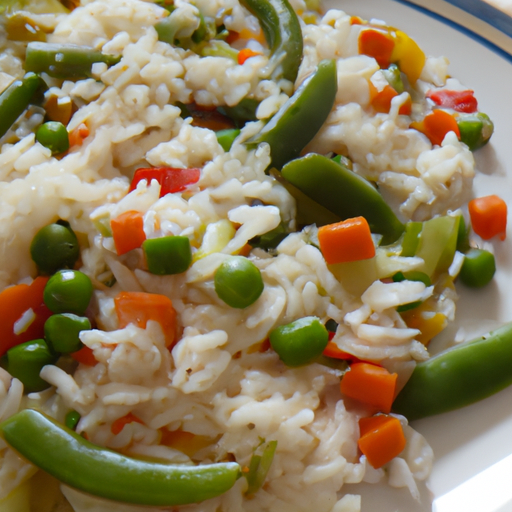 Gebratener Reis mit chinesischem Gemüse Rezept