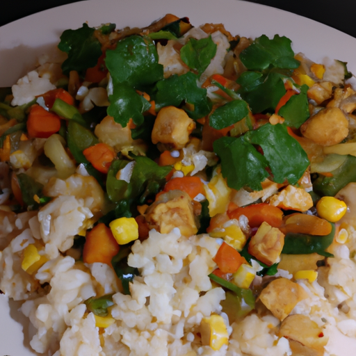 Gebratener Reis mit Chinagemüse