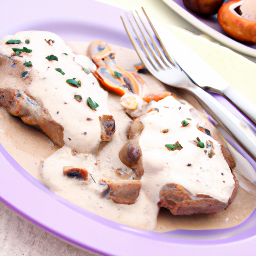 Lammfilet mit Champignonsauce