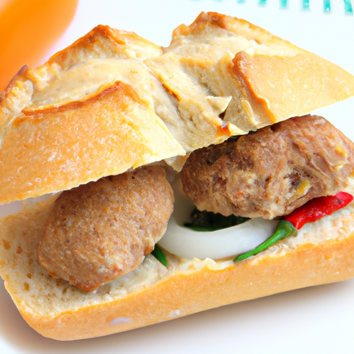 Frikadelle im Brötchen