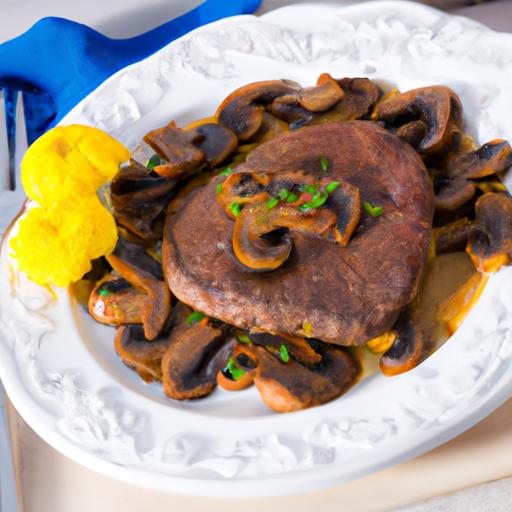 Rindersteak mit Champignons Rezept