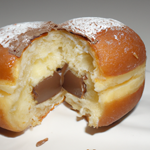 Milka Donut gefüllt