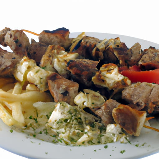 Souvlaki-Platte