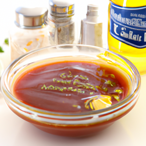 Essig-Öl-Sauce