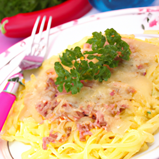 Spaghetti-Hackfleisch-Auflauf Rezept