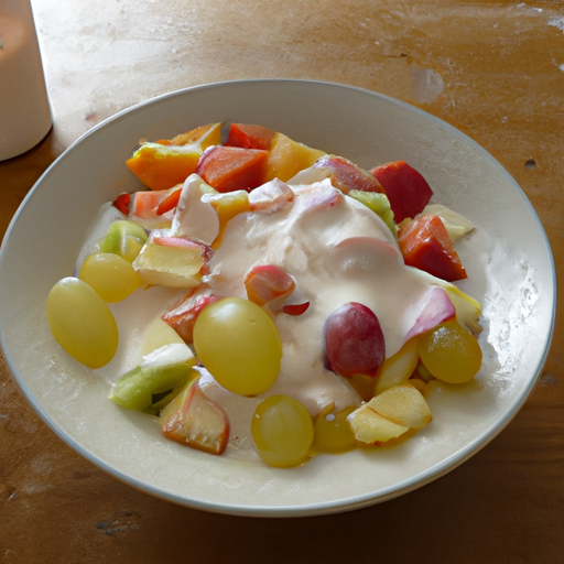 Obstsalat mit Joghurt Rezept